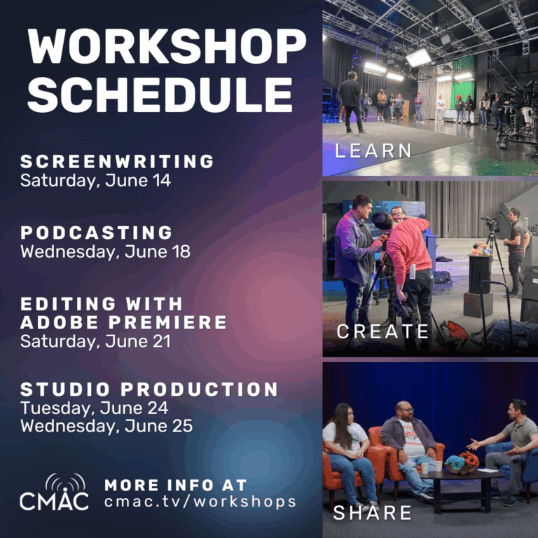 CMAC workshop schedule