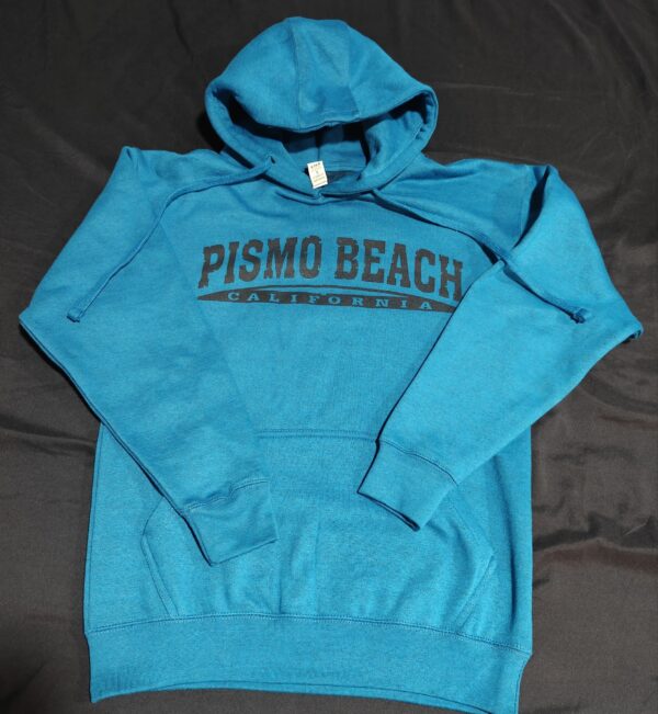 Pismo Beach hoodie (Neon Blue) - Image 2