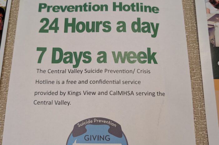 Central Valley Suicide Prevention Hotline