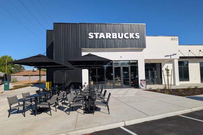 Starbucks nearing completion of new cafe