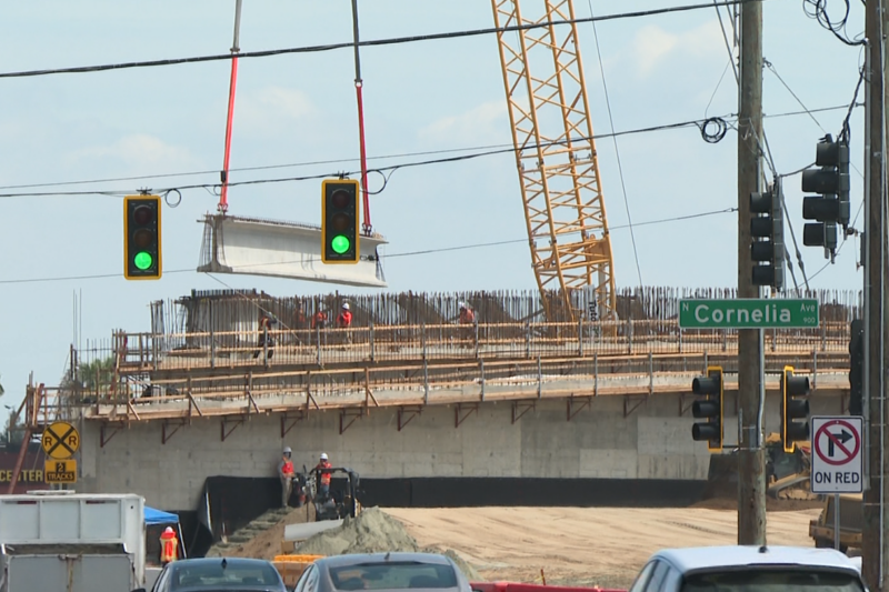 West Shaw Grade Separation Sees Major Progress as Overpass Structure Takes Shape